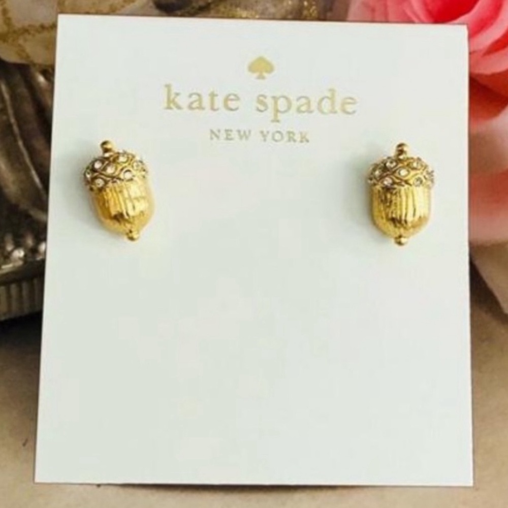 KATE SPADE • So Foxy Acorn Earrings - Picture 4 of 4